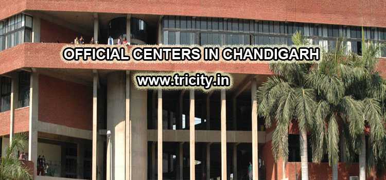 OFFICIAL CENTERS IN CHANDIGARH